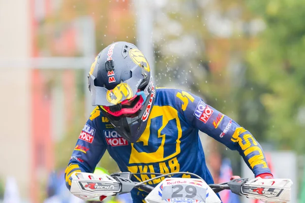 Sibiu Romania 7月28日 Red Bull Romaniacs Hard Enduro Rallyで知られていないライバル 世界で最も過酷なエンデューロ — ストック写真