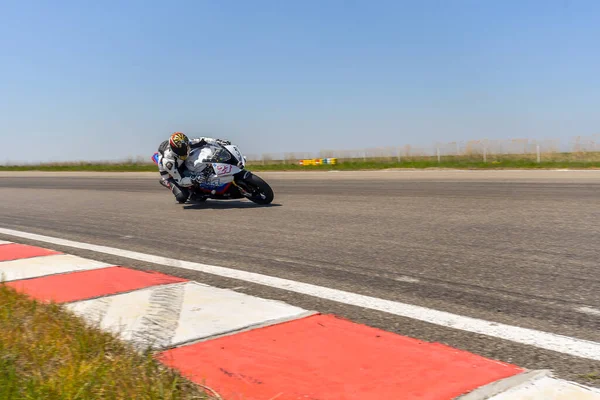 Motopark Roménia Roménia Abril 2017 Pilotos Desconhecidos Que Competem Bmu — Fotografia de Stock