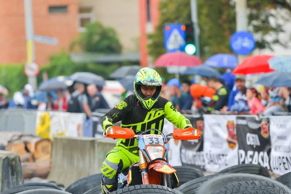 Sibiu Romania 7月28日 Red Bull Romaniacs Hard Enduro Rallyで知られていないライバル 世界で最も過酷なエンデューロ — ストック写真