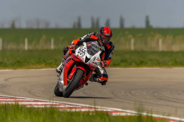 Motopark Roménia Roménia Abril 2017 Pilotos Desconhecidos Que Competem Bmu — Fotografia de Stock