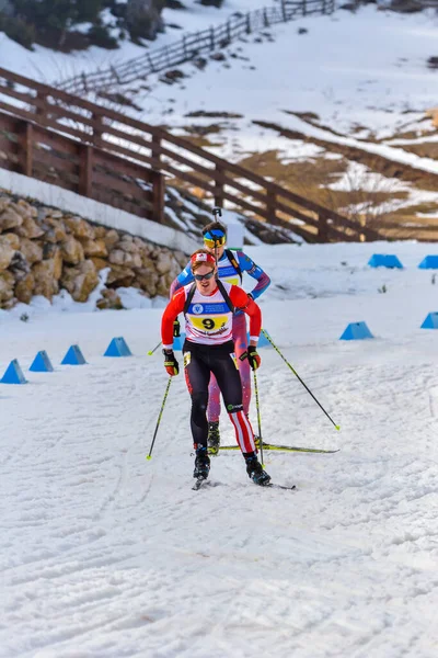 Cheile Gradistei Roamania Janeiro Competidor Desconhecido Campeonato Mundial Jovens Jovens — Fotografia de Stock