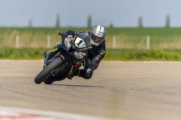 Motopark Roménia Roménia Abril 2017 Pilotos Desconhecidos Que Competem Bmu — Fotografia de Stock