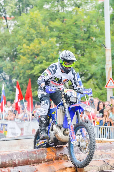 Sibiu Romania 7月28日 Red Bull Romaniacs Hard Enduro Rallyで知られていないライバル 世界で最も過酷なエンデューロ — ストック写真