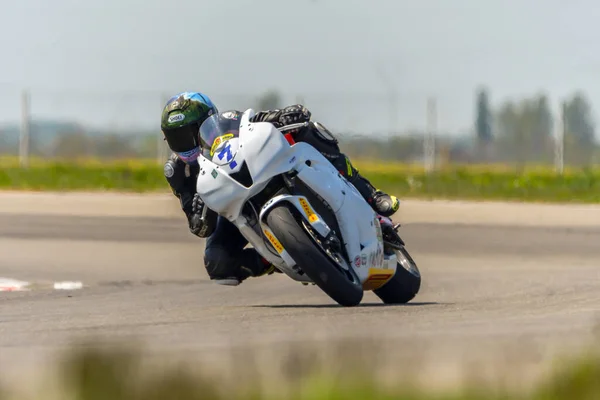 Motopark Romania Romania April 2017 Unknown Pilots Competing Bmu European — Stock Photo, Image