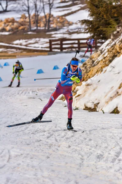 Cheile Gradistei Roamania Січня Невідомий Конкурент Ibu Youth Junior World — стокове фото