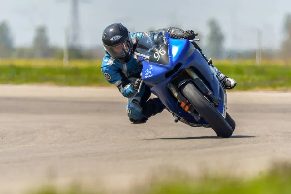 Motopark Roménia Roménia Abril 2017 Pilotos Desconhecidos Que Competem Bmu — Fotografia de Stock