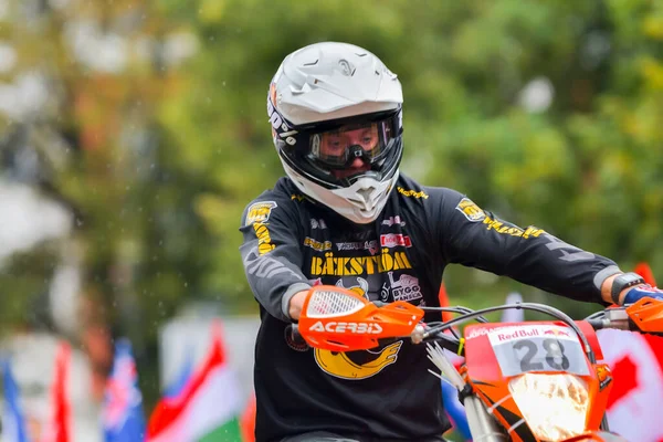 Sibiu Romania 7月28日 Red Bull Romaniacs Hard Enduro Rallyで知られていないライバル 世界で最も過酷なエンデューロ — ストック写真