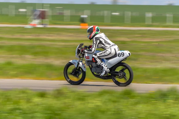 Motopark Romania Romania April 2017 Unknown Pilots Competing Bmu European — стоковое фото