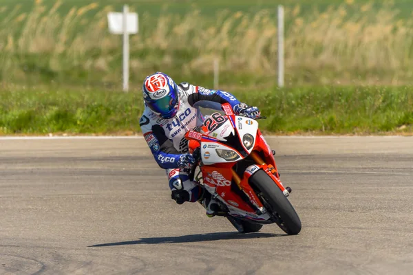 Motopark Roménia Roménia Abril 2017 Pilotos Desconhecidos Que Competem Bmu — Fotografia de Stock