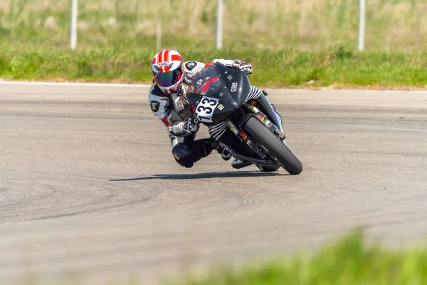 Motopark Roménia Roménia Abril 2017 Pilotos Desconhecidos Que Competem Bmu — Fotografia de Stock