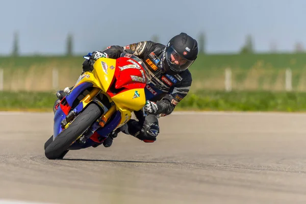Motopark Romania Romania Aprile 2017 Piloti Sconosciuti Competizione Nel Campionato — Foto Stock
