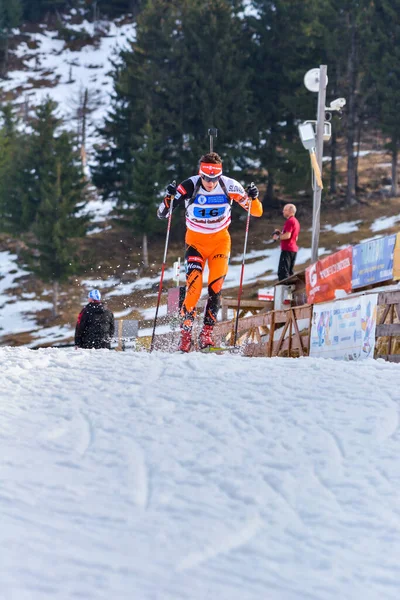 Cheile Gradistei Roamania Enero Desconocido Competidor Ibu Youth Junior World — Foto de Stock