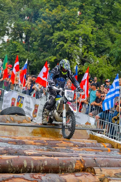 Sibiu Roménia Julho Competidor Desconhecido Red Bull Romaniacs Hard Enduro — Fotografia de Stock