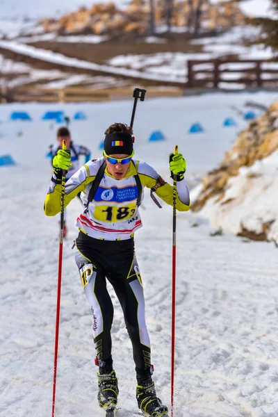 Cheile Gradistei Roamania Enero Desconocido Competidor Ibu Youth Junior World —  Fotos de Stock