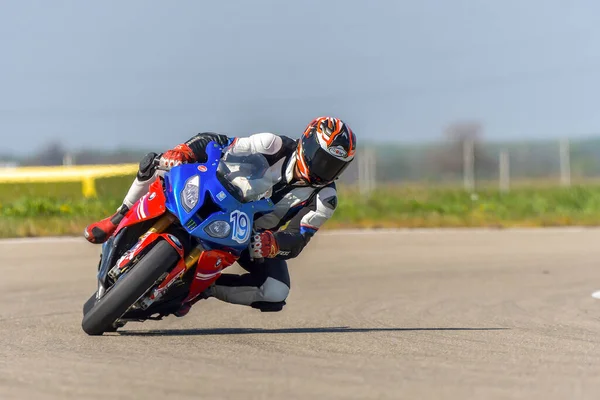 Motopark Roménia Roménia Abril 2017 Pilotos Desconhecidos Que Competem Bmu — Fotografia de Stock