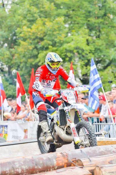 Sibiu Romania 7月28日 Red Bull Romaniacs Hard Enduro Rallyで知られていないライバル 世界で最も過酷なエンデューロ — ストック写真