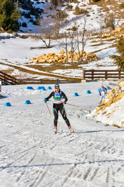 Cheile Gradistei Roamania Januar Unbekannter Teilnehmer Bei Ibu Jugend Juniorenweltmeisterschaften — Stockfoto