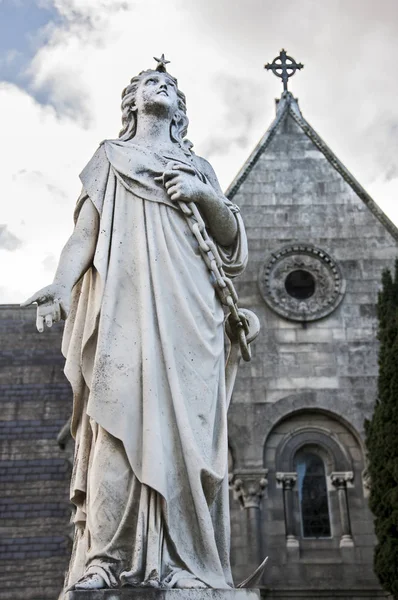 Dublin Irlanda Septiembre 2017 Monumento Sobre Tumba Cementerio Glasnevin — Foto de Stock