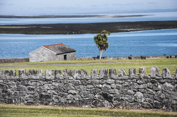 County Clare Irlanda Giugno 2018 Paesaggio Balneare Irlandese Vecchia Casa — Foto Stock