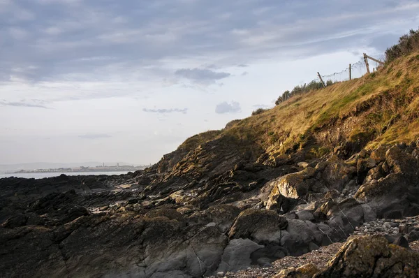 Rush Dublin County Irlanda Ottobre 2017 Costa Rocciosa Dell Irlanda — Foto Stock