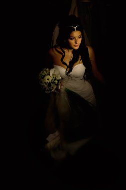 güzel bir gelin portresi