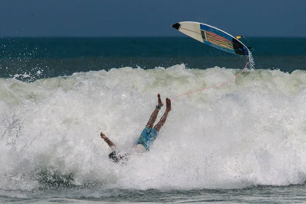 Kitesurf Ondas Mar Mui Praia Phan Thiet Binh Thuan Vietnã — Fotografia de Stock