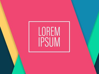 Renkli geometrik arka plan. Akışkan şekiller bileşimi. Vektör illüstrasyonu.