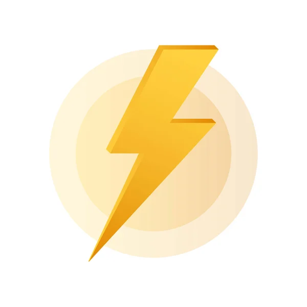 Lightning bolt. Thunder bolt, lighting strike expertise. Vector illustration. — Stock Vector