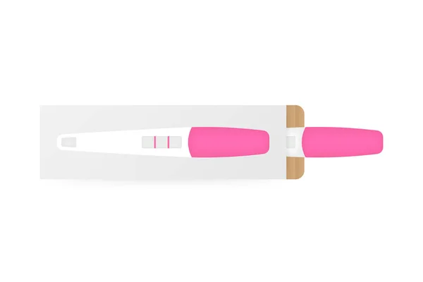 Pregnancy test sticks with results. Art design pregnant, childbirth template. Vector illustration. — Stock Vector