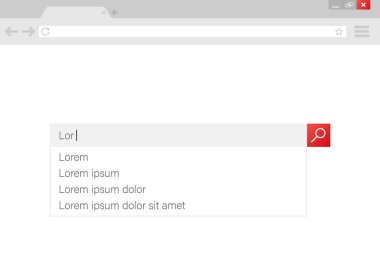 Arama çubuğu vektör öğesi tasarım. Arama çubuğu kutuları kümesi. Kullanıcı arabirimi arabirimi şablonu. Vektör çizim.