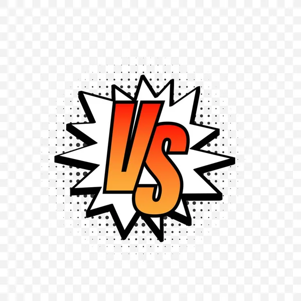 Versus logo vs lettres pour le sport et la compétition de combat. Illustration vectorielle . — Image vectorielle