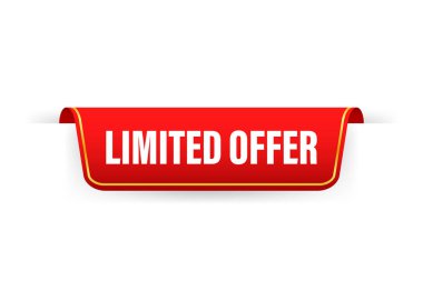 Sınırlı teklif, her amaç için harika tasarım. En iyi ürün. Vektör stok illüstrasyonu.