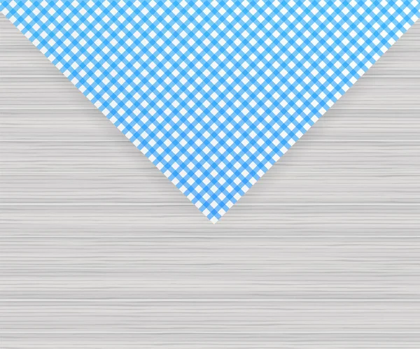 Синя кутова скатертина на білому тлі. Векторна стокова ілюстрація . — стоковий вектор