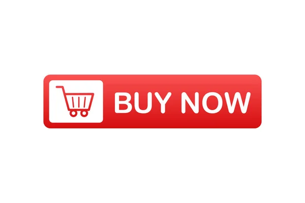 Buy now icon. Shopping Cart icon. Vector stock illustration — Stock Vector