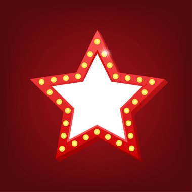 Retro ışıkkutusu reklam panosu vintage çerçevesi. Özelleştirilebilir tasarımı olan ışık kutusu. Projeleriniz ya da reklamlarınız için klasik afiş.