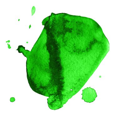 Renkli soyut suluboya lekesi, sıçrama ve sıçrama izleri. Moda tasarımı için modern yaratıcı suluboya arkaplan.