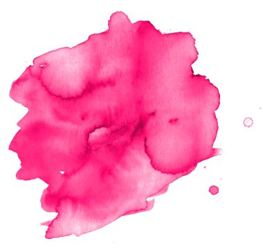 Renkli soyut suluboya lekesi, sıçrama ve sıçrama izleri. Moda tasarımı için modern yaratıcı suluboya arkaplan.