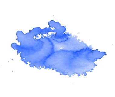 Renkli soyut suluboya lekesi, sıçrama ve sıçrama izleri. Moda tasarımı için modern yaratıcı suluboya arkaplan.