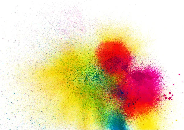 Salpicaduras coloridas abstractas. Fondo vectorial — Vector de stock