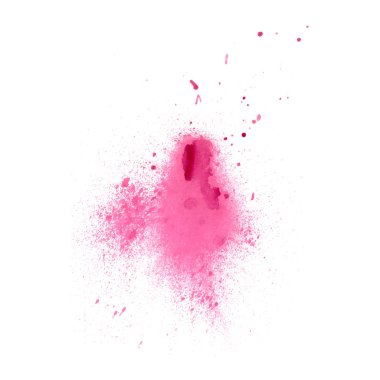 Sıçramaları ve sıçramaları ile renkli soyut suluboya doku. Modaya uygun tasarım için modern yaratıcı suluboya arka plan.