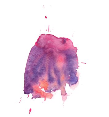 Sıçramaları ve sıçramaları ile renkli soyut suluboya doku. Modaya uygun tasarım için modern yaratıcı suluboya arka plan.