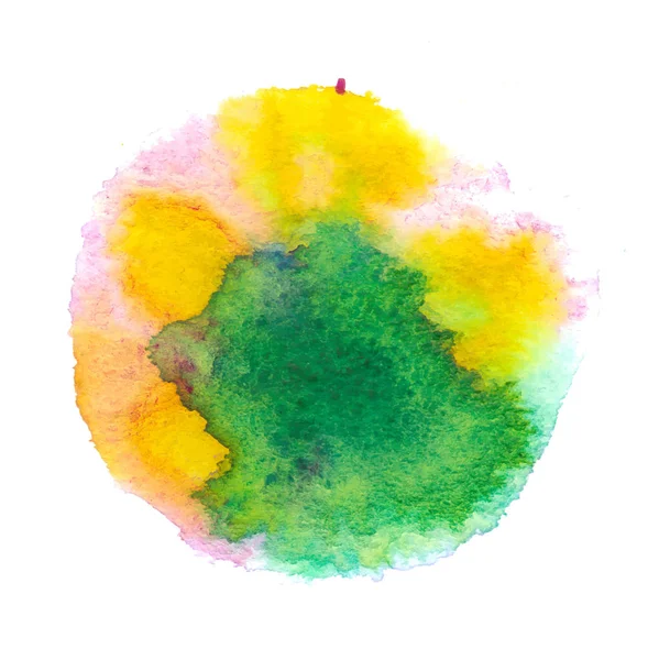 Texture aquarelle abstraite colorée avec éclaboussures et éclaboussures. Arrière-plan aquarelle créatif moderne pour un design tendance . — Image vectorielle