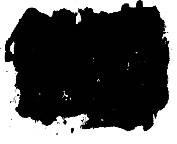 Macchia d'inchiostro. Macchia di vernice nera  . — Vettoriale Stock