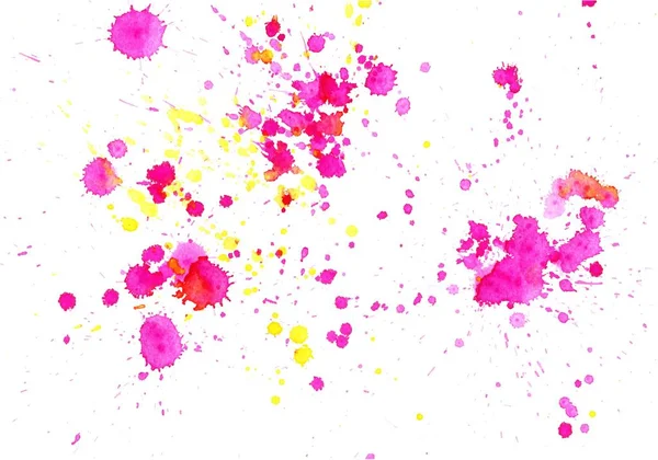 Colorful abstract watercolor texture with splashes and spatters. — Stock Vector