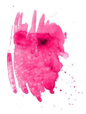 Sıçramaları ve sıçramaları ile renkli soyut suluboya doku. Modaya uygun tasarım için modern yaratıcı suluboya arka plan.