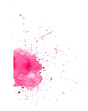 Sıçramaları ve sıçramaları ile renkli soyut suluboya doku. Modaya uygun tasarım için modern yaratıcı suluboya arka plan.