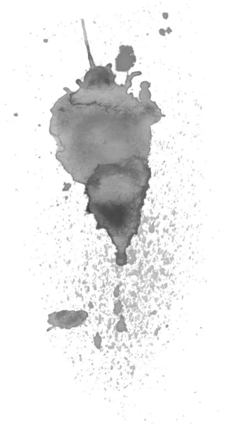 黒い水彩画。水彩画テクスチャの背景 — ストックベクタ
