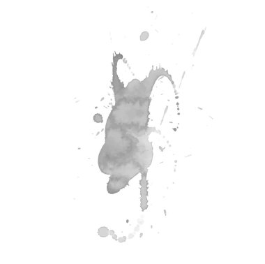 Siyah suluboya lekesi. Suluboya doku arka plan