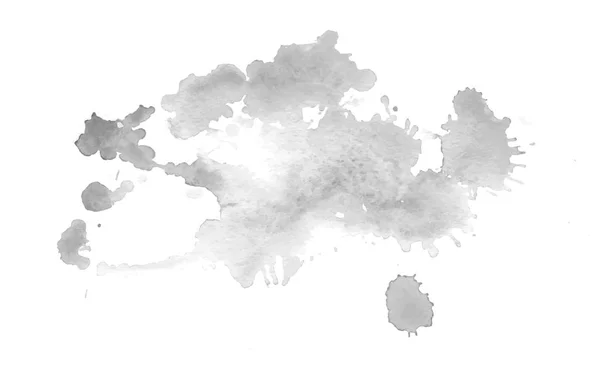 Чорна акварельна пляма. фон з текстури акварелі — стоковий вектор