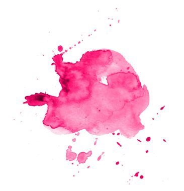 Sıçramaları ve sıçramaları ile renkli soyut suluboya doku. Modaya uygun tasarım için modern yaratıcı suluboya arka plan.